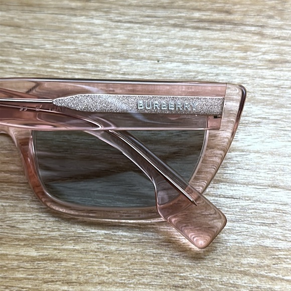 BURBERRY BE4321 PinkGrey Rectangle Women's 52 mm Sunglasses. Generic Case - Picture 3 of 7